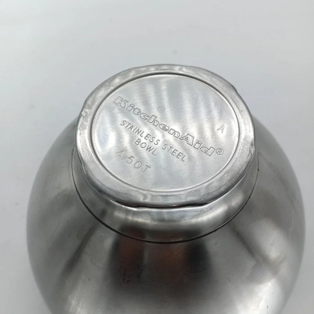 KitchenAid 4.5 QT Stainless Steel Mixing Bowl for Tilt-Head Stand Mixer 450T